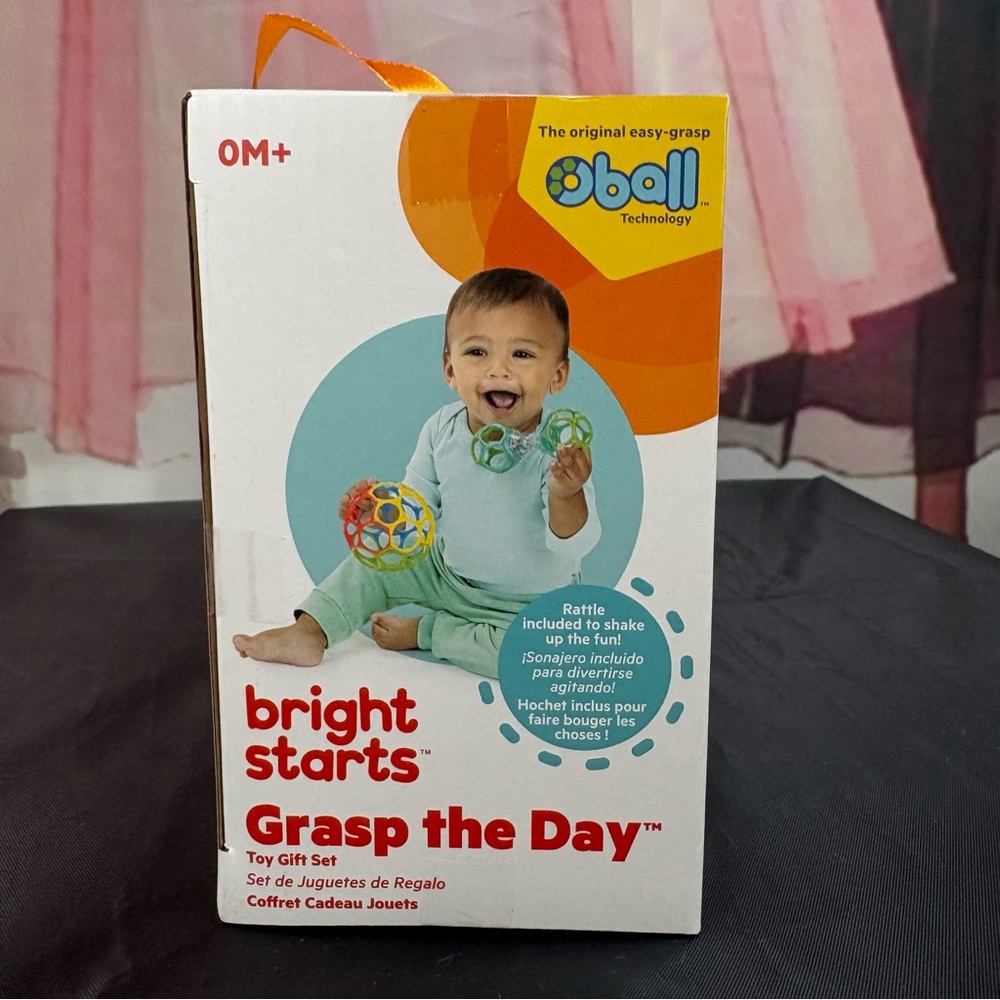 Bright Starts Grasp the Day Toy Set - Blue, Green, Orange - Picture 4 of 6